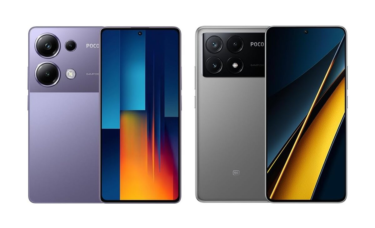      Xiaomi Poco X6, X6 Pro  M6 Pro 4G