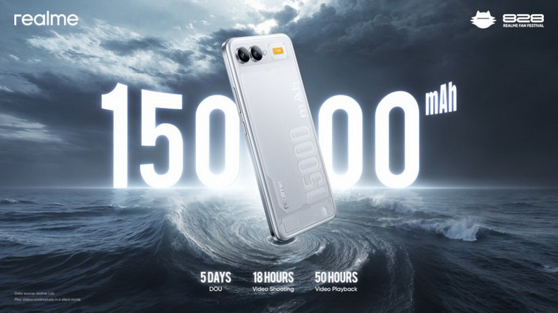 Realme представила тонкий аккумулятор на 15 000 мА·ч и первый в мире смартфон с термоэлектрическим кулером